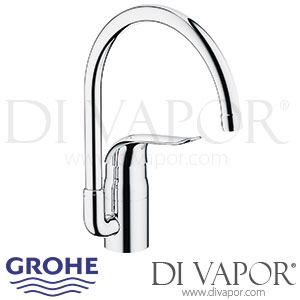 Grohe Euroeco Special Single-Lever Sink Mixer - 2010 to 2018 - Spare Parts 32786000 GEN2